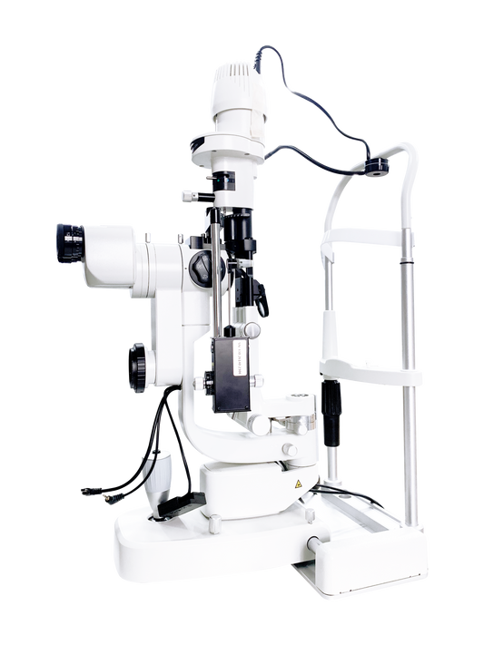 SL-520 Professional Slit Lamp Microscope - 5-Step Magnification, Galilean Optics